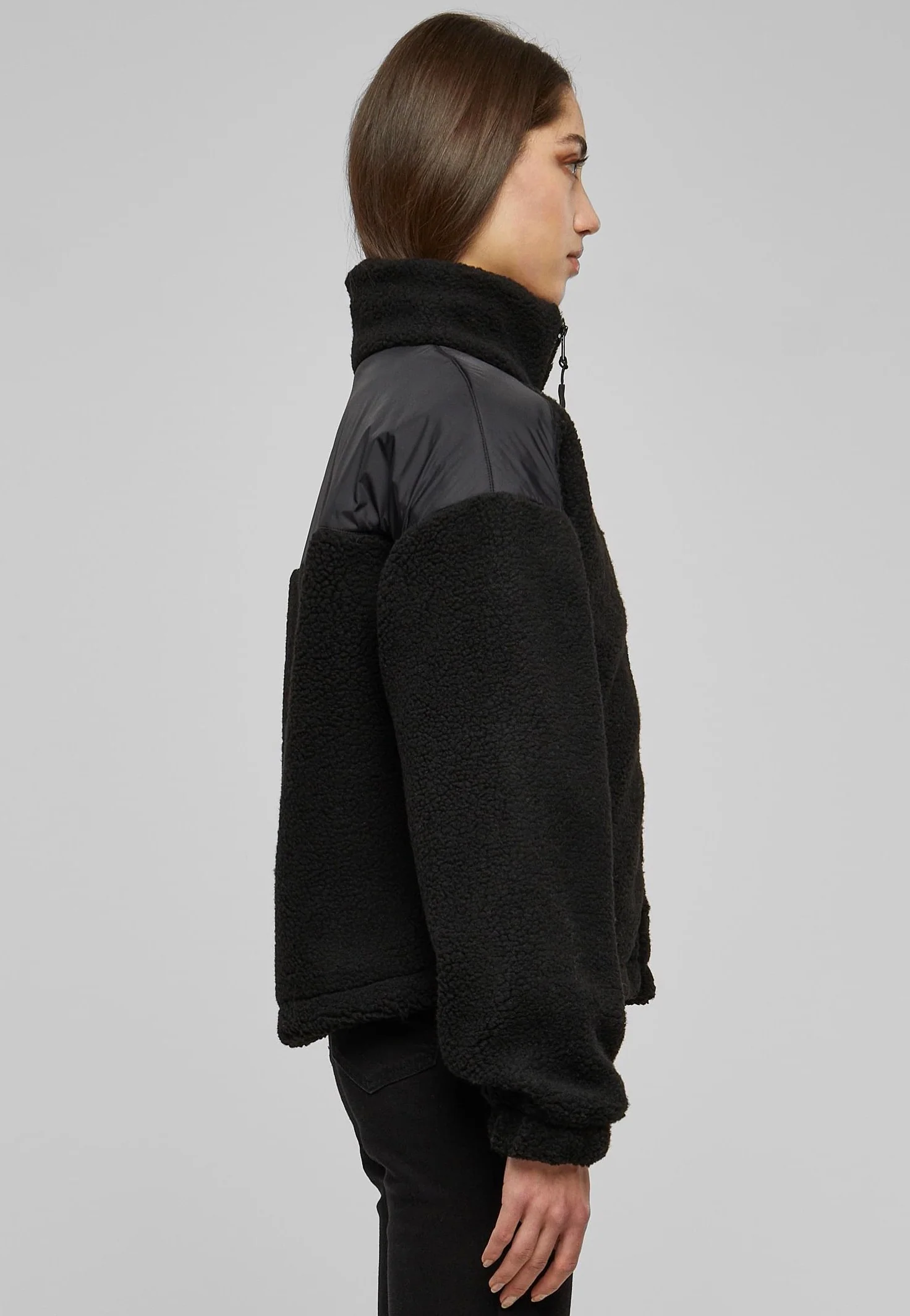 Urban Classics - Sherpa Mix Black - Jacket - Image 2
