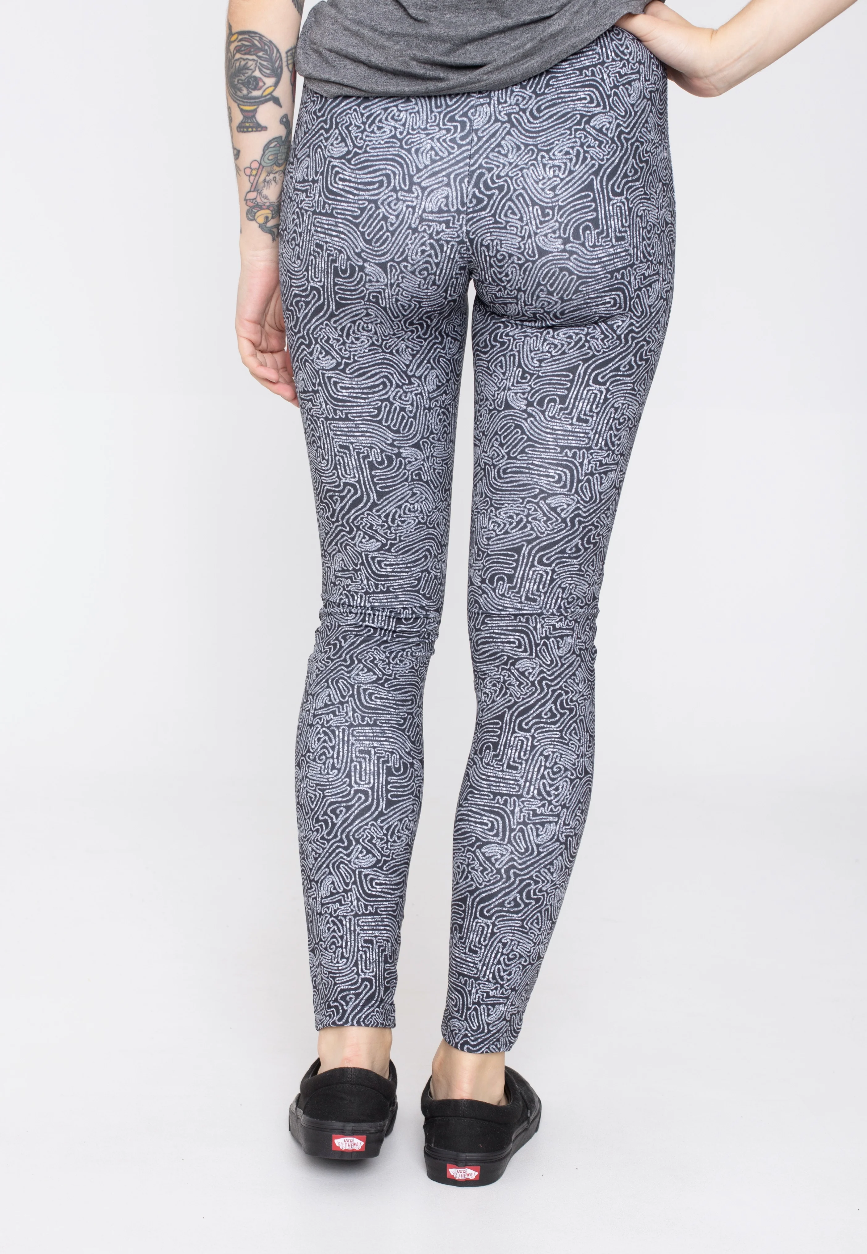 Urban Classics - Tech Mesh AOP Blackzen - Leggings - Image 3