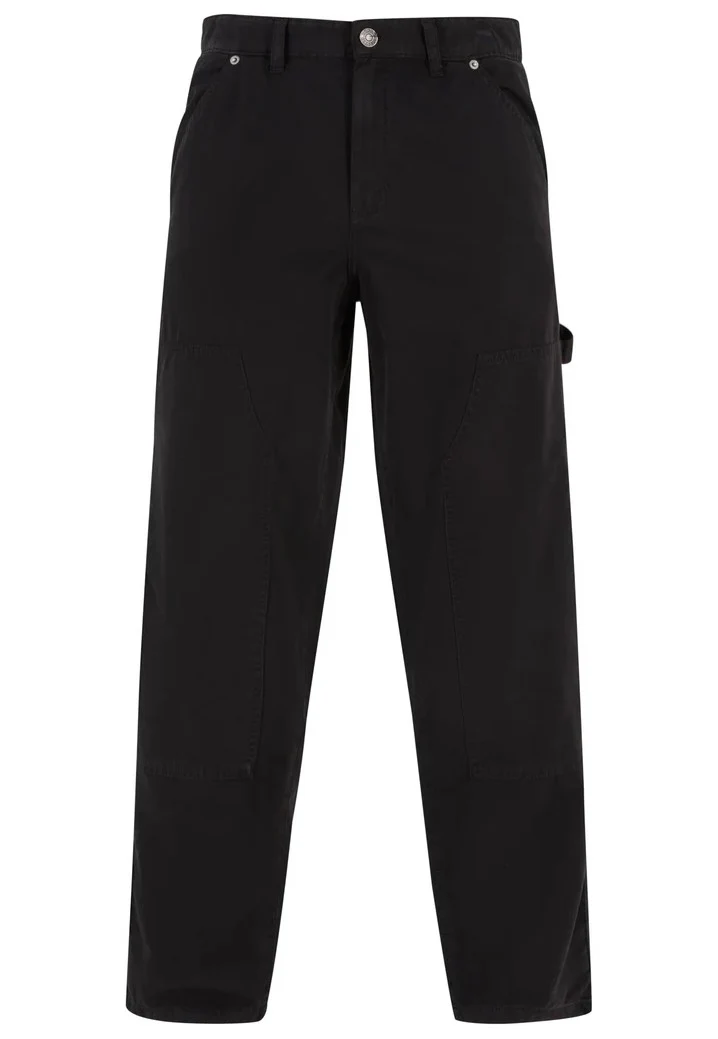 Urban Classics - Twill Double Knee Black - Pants - Image 5