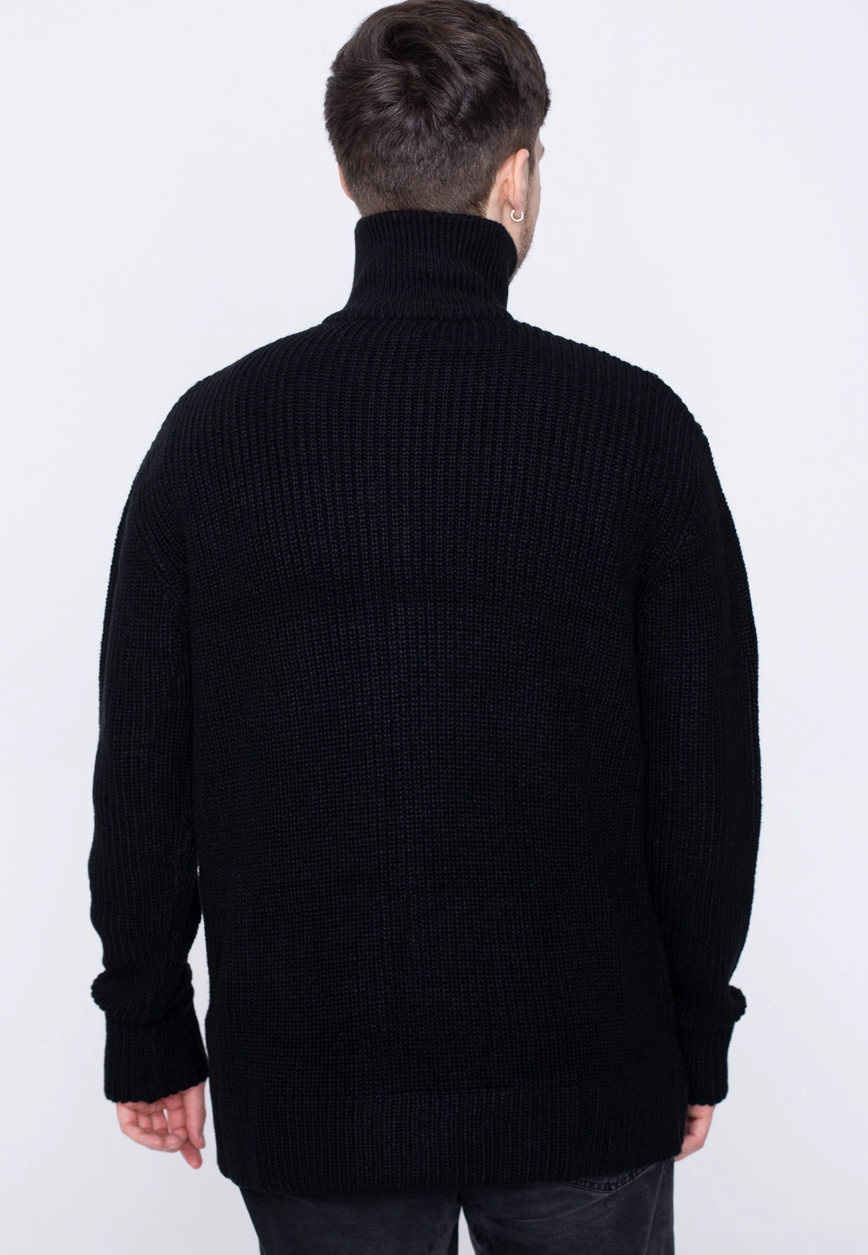 Urban Classics - Zip Black - Cardigan - Image 3