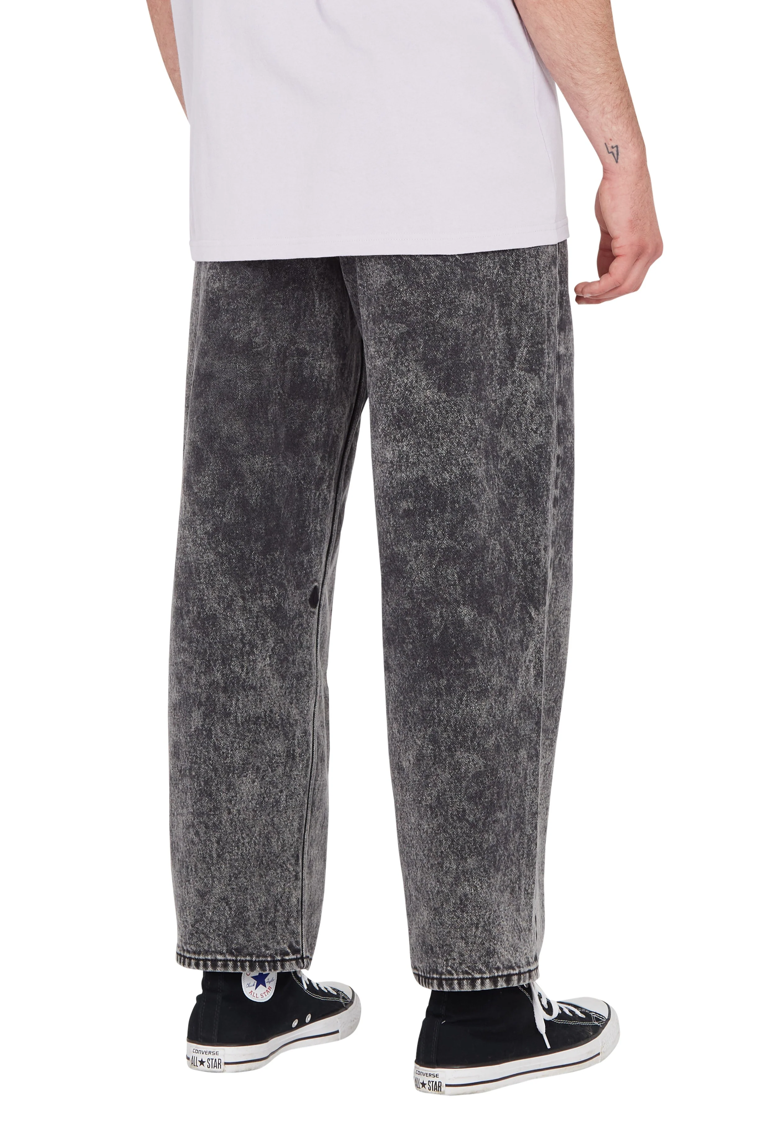Volcom - Billow Tapered Light Acid Black - Jeans - Image 2
