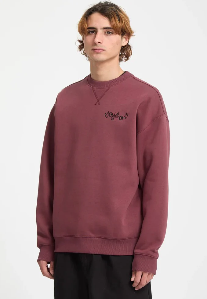 Volcom - FA Daniel Shepard Crew Merlot - Sweater - Image 2