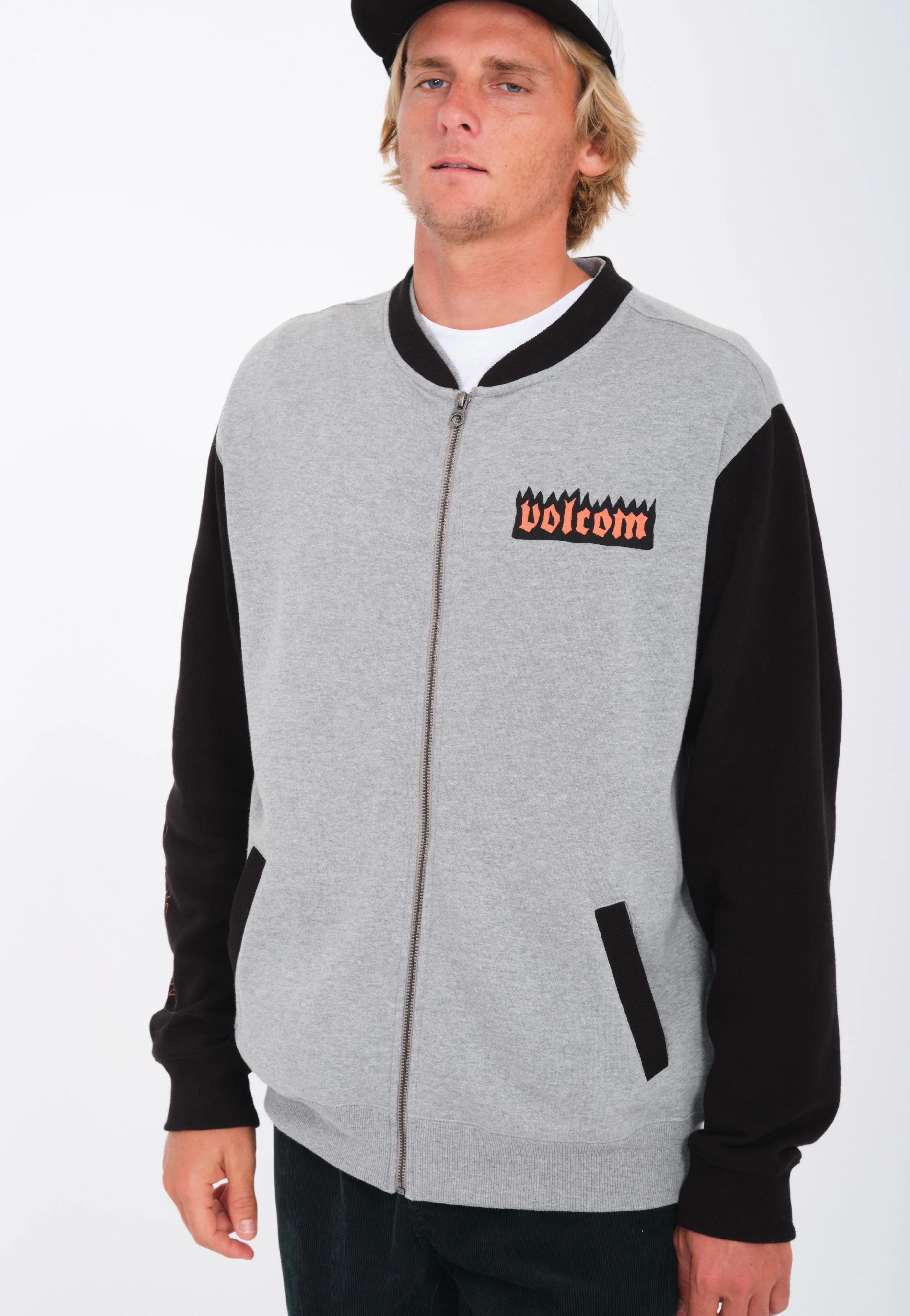 Volcom - Fa Nando Von Arb Heather Grey - Zipper - Image 5