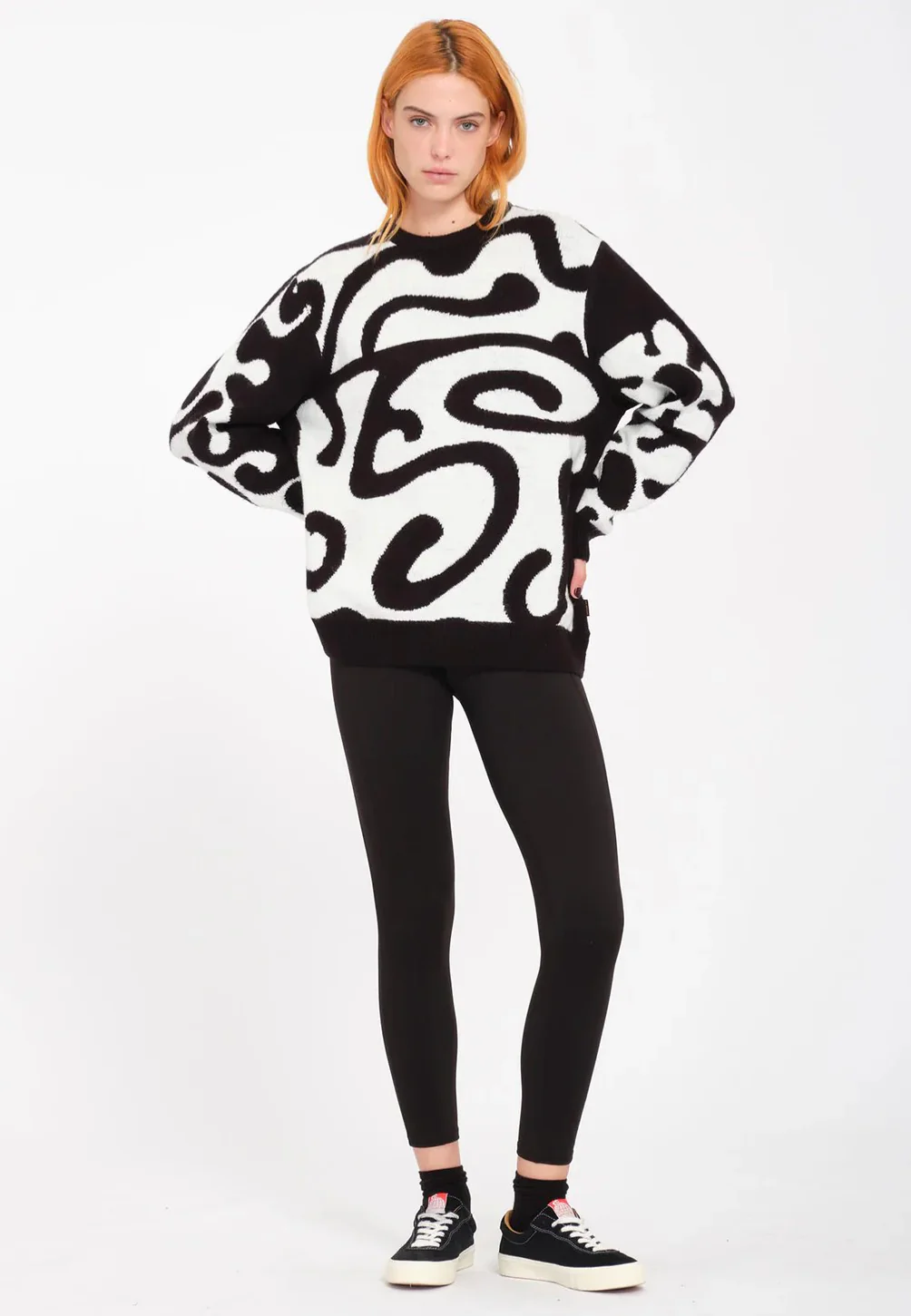 Volcom - Fa Zephyr Black White - Pullover - Image 3
