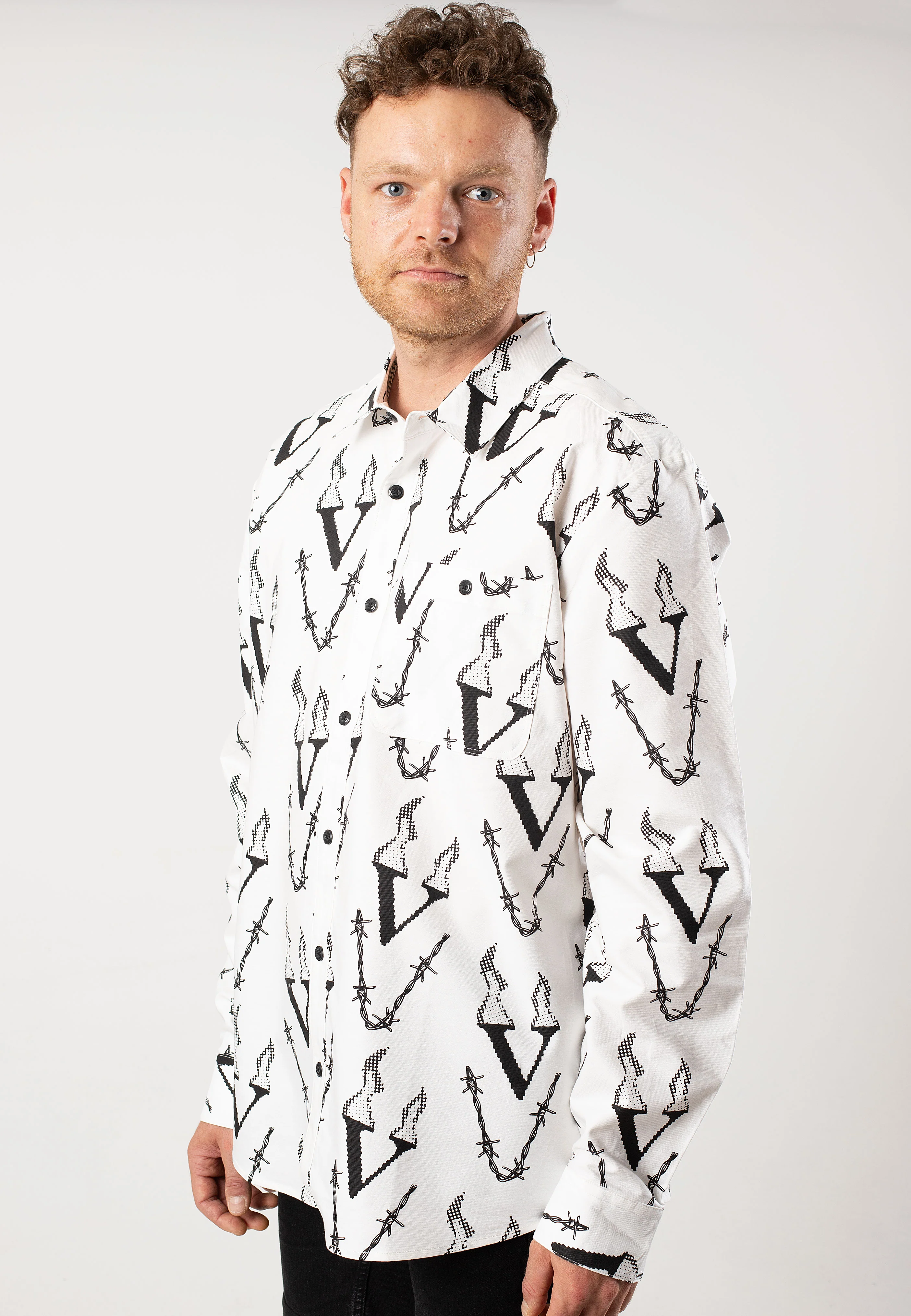 Volcom - Fergadelic Woven White - Shirt - Image 4