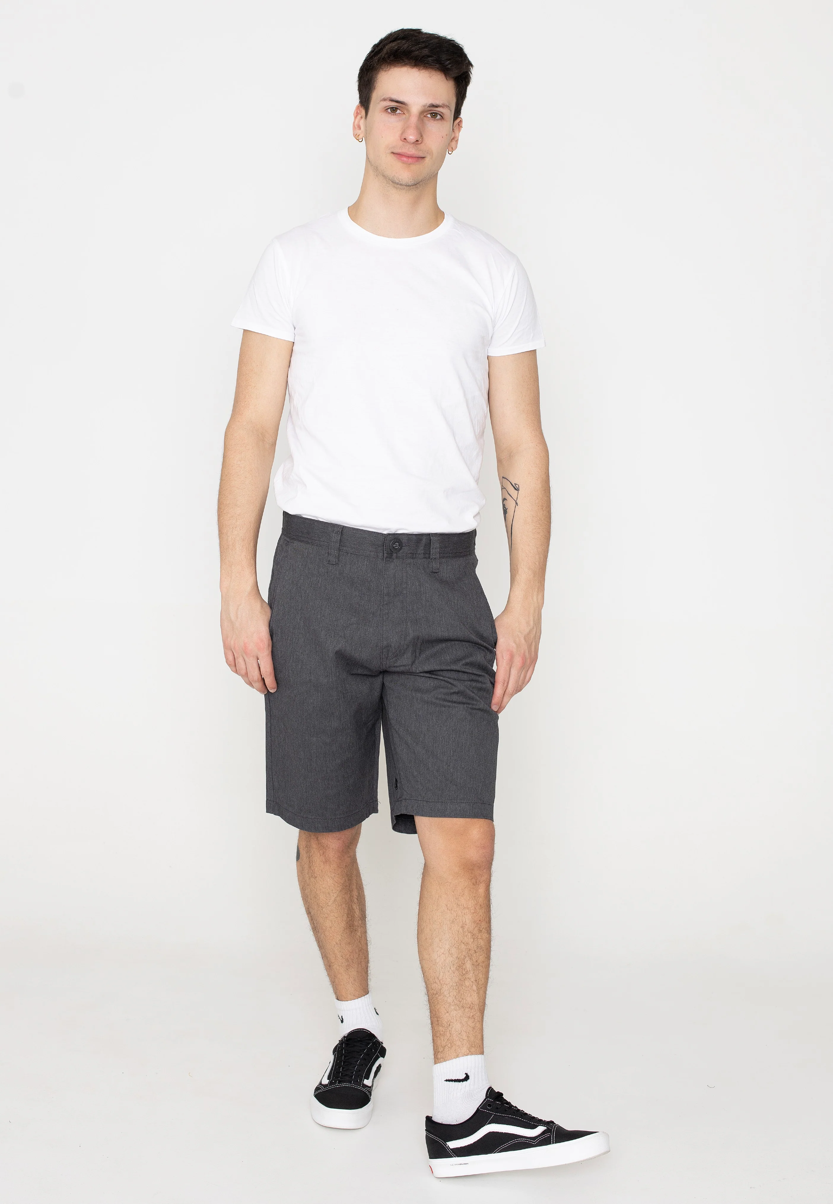 Volcom - Frckn Mdn Strch 21 Charcoal Heather - Shorts - Image 2