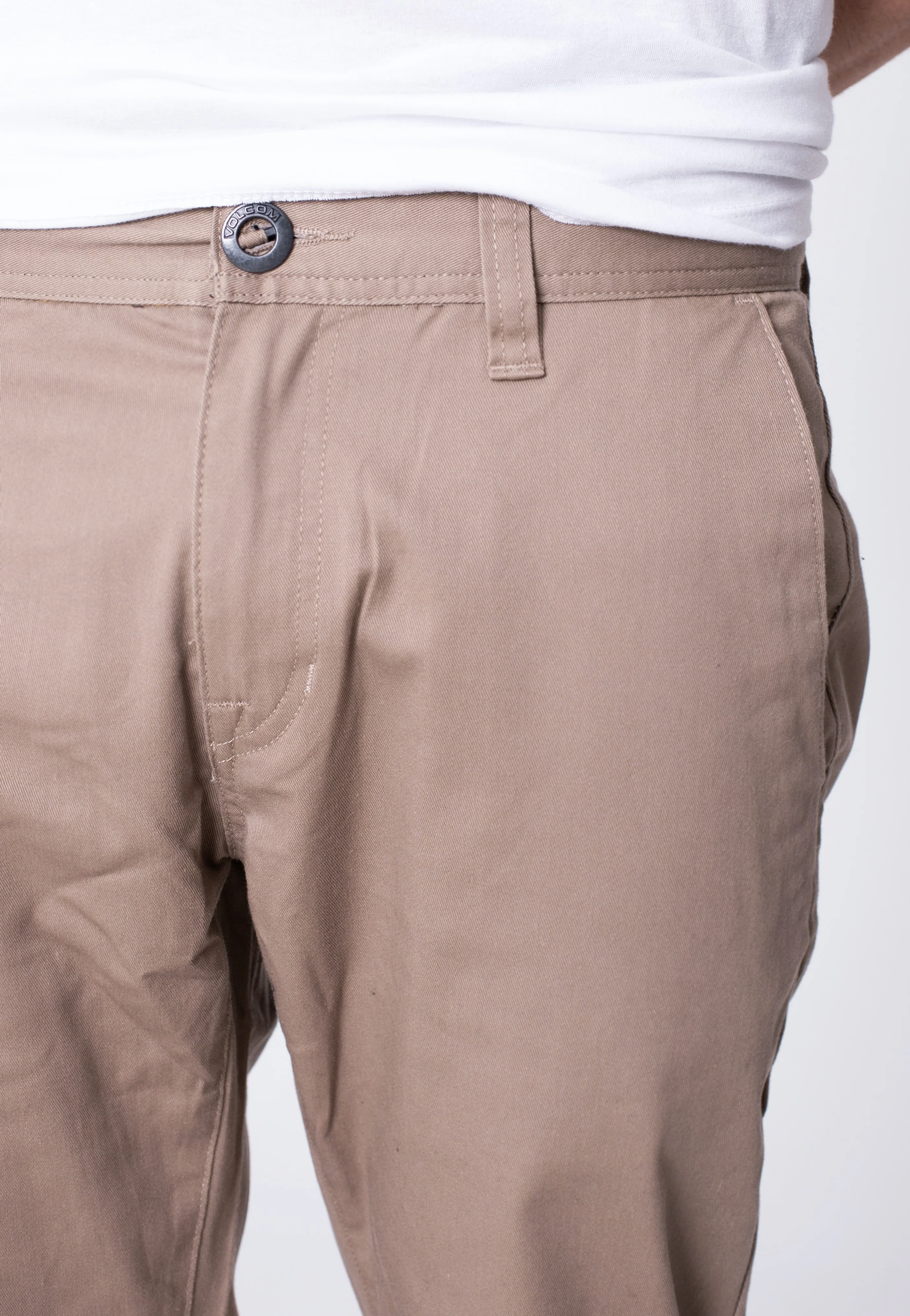 Volcom - Frickin Modern Stretch Chino Khaki - Pants - Image 4