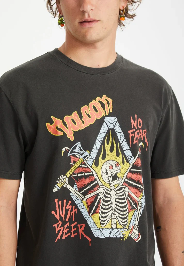 Volcom - Just Beer Black - T-Shirt - Image 4