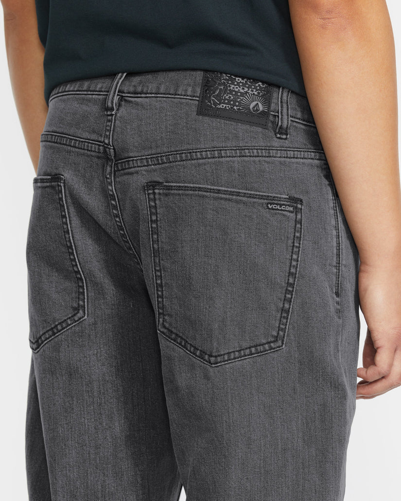 Volcom - Kinkade Neutral Grey - Jeans - Image 5