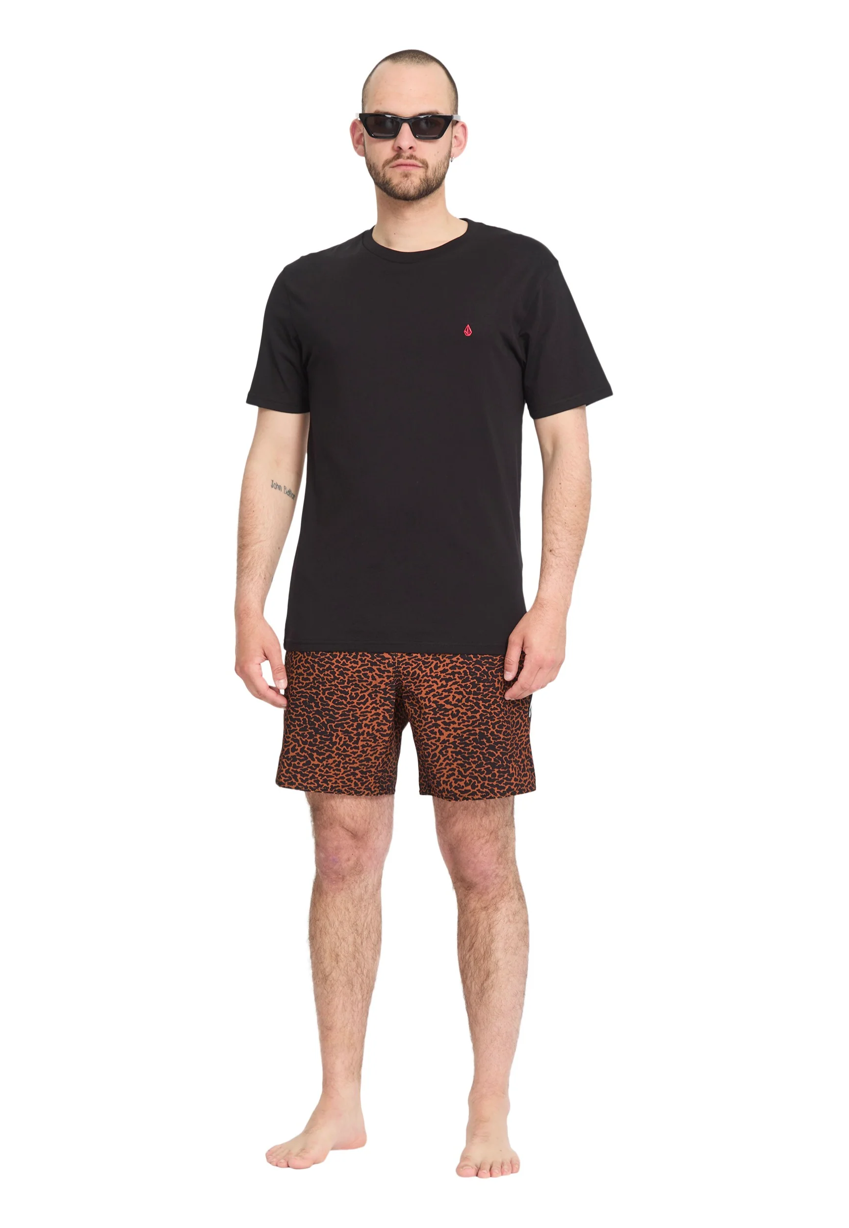 Volcom - Melange Trunk 17 Brown Horn - Board Shorts - Image 6