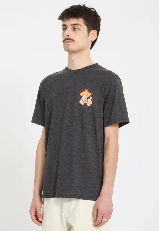 Volcom - Meowdy Heather Black - T-Shirt - Image 5