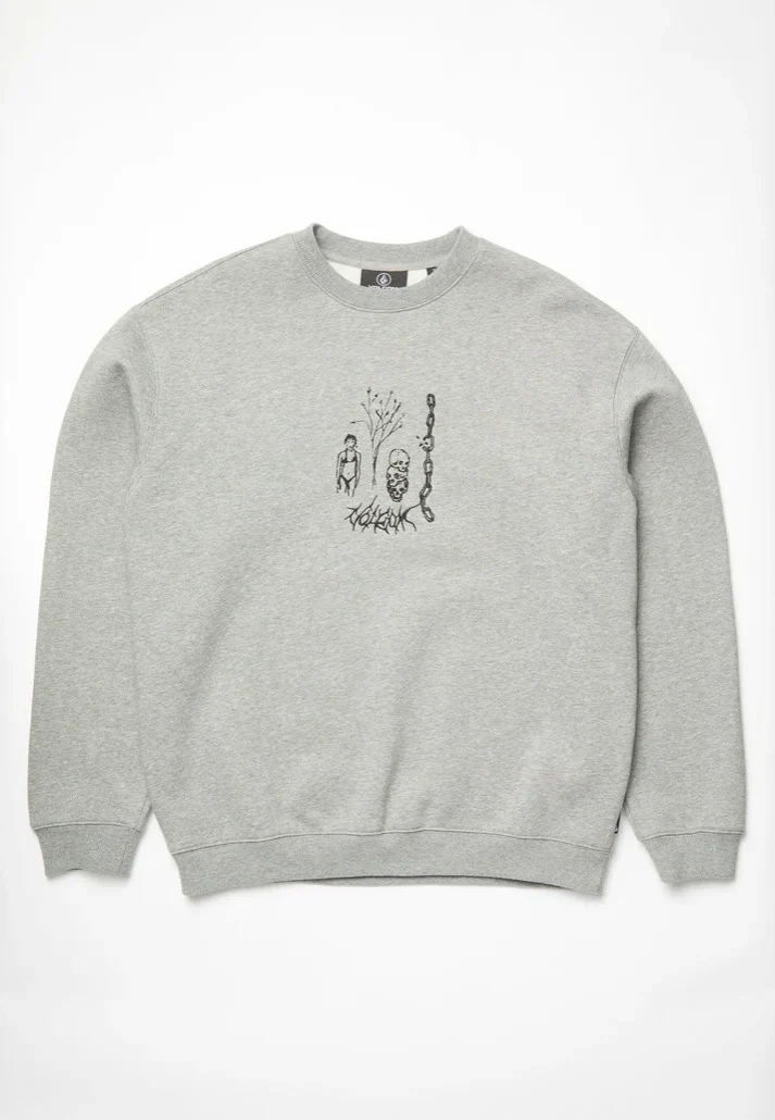 Volcom - Noder Heather Grey - Sweater - Image 5