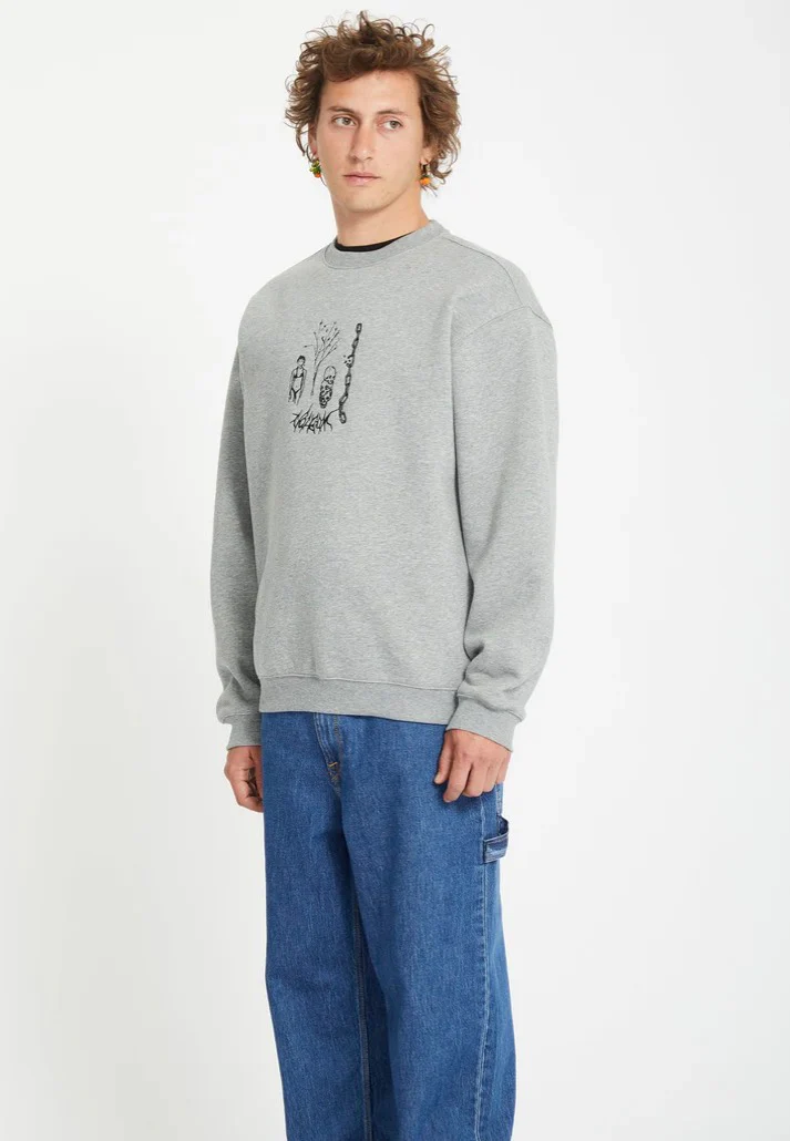 Volcom - Noder Heather Grey - Sweater - Image 9