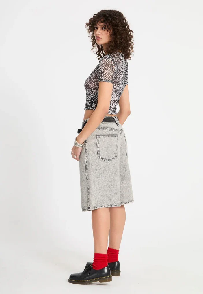 Volcom - Rawly Knit Mesh Black/White - Top - Image 8
