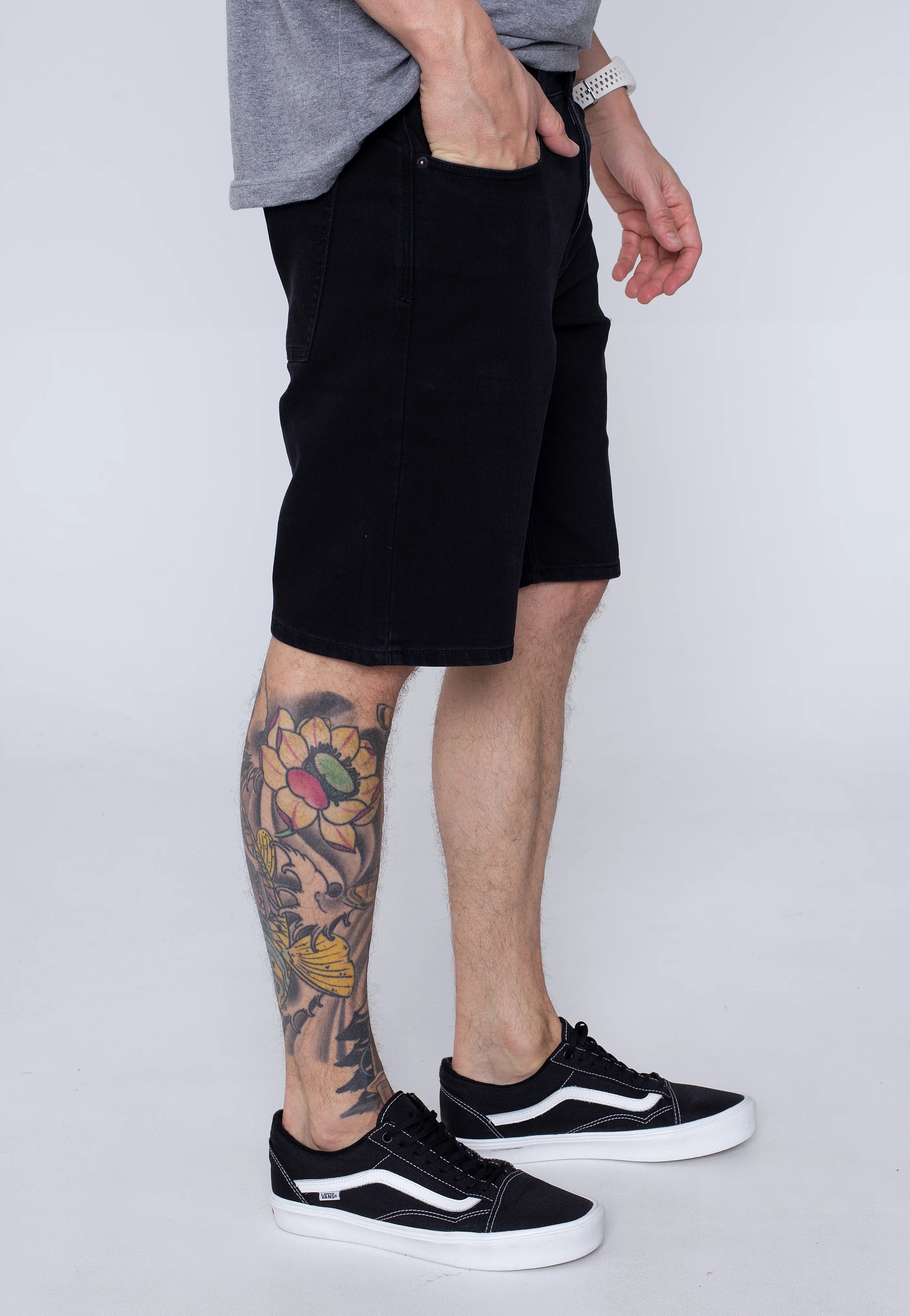 Volcom - Solver Denim Black Out - Shorts - Image 2