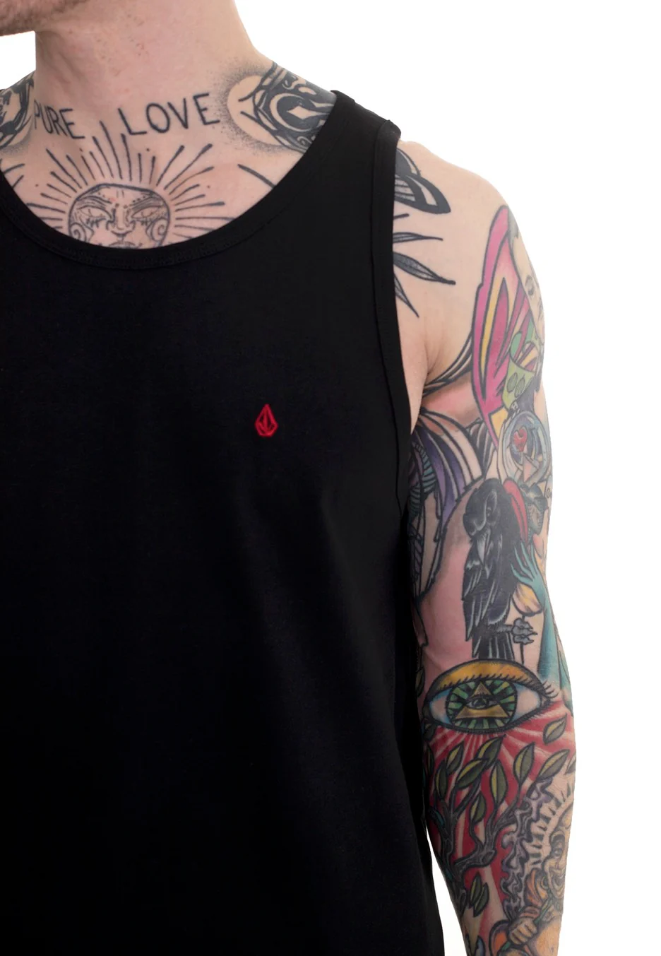 Volcom - Stone Blanks Basic Black - Tank - Image 2