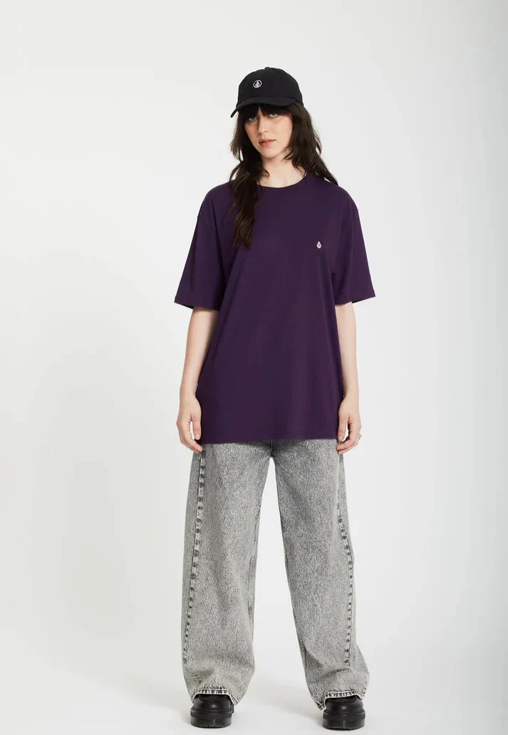Volcom - Stone Blanks Basic Grape Royale - T-Shirt - Image 11