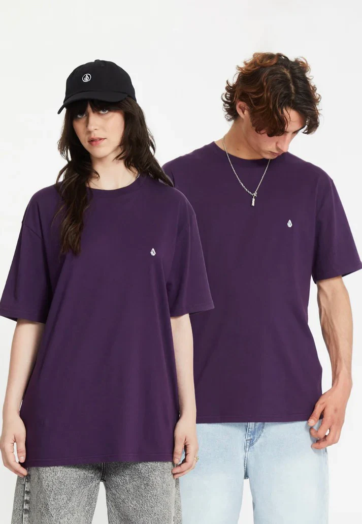 Volcom - Stone Blanks Basic Grape Royale - T-Shirt - Image 12