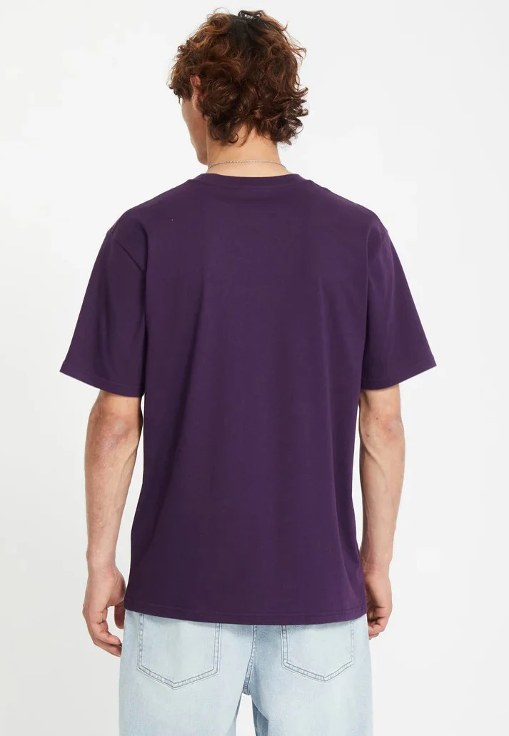 Volcom - Stone Blanks Basic Grape Royale - T-Shirt - Image 7