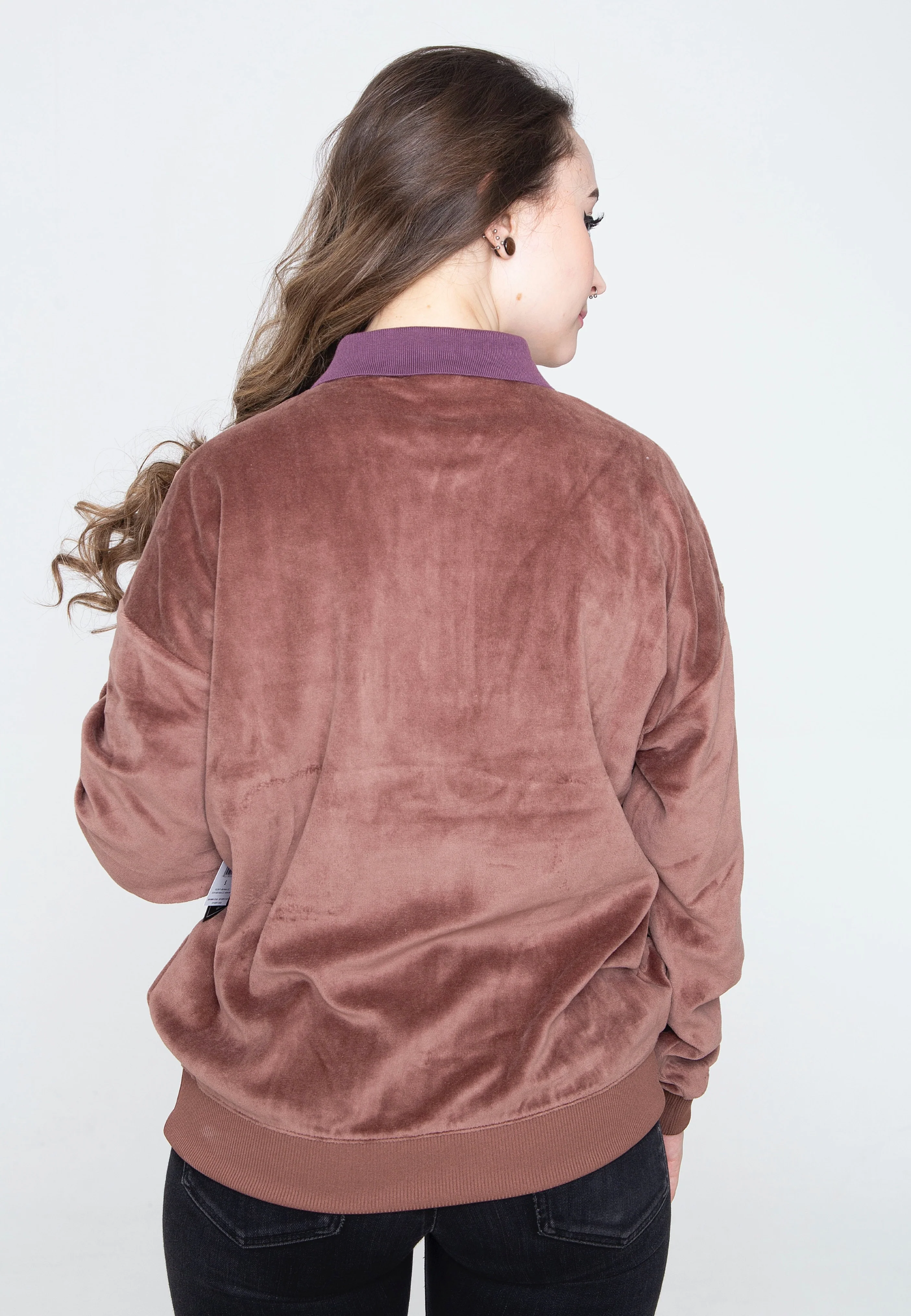 Volcom - Sweety Smoothy Mock Neck Brown - Pullover - Image 3