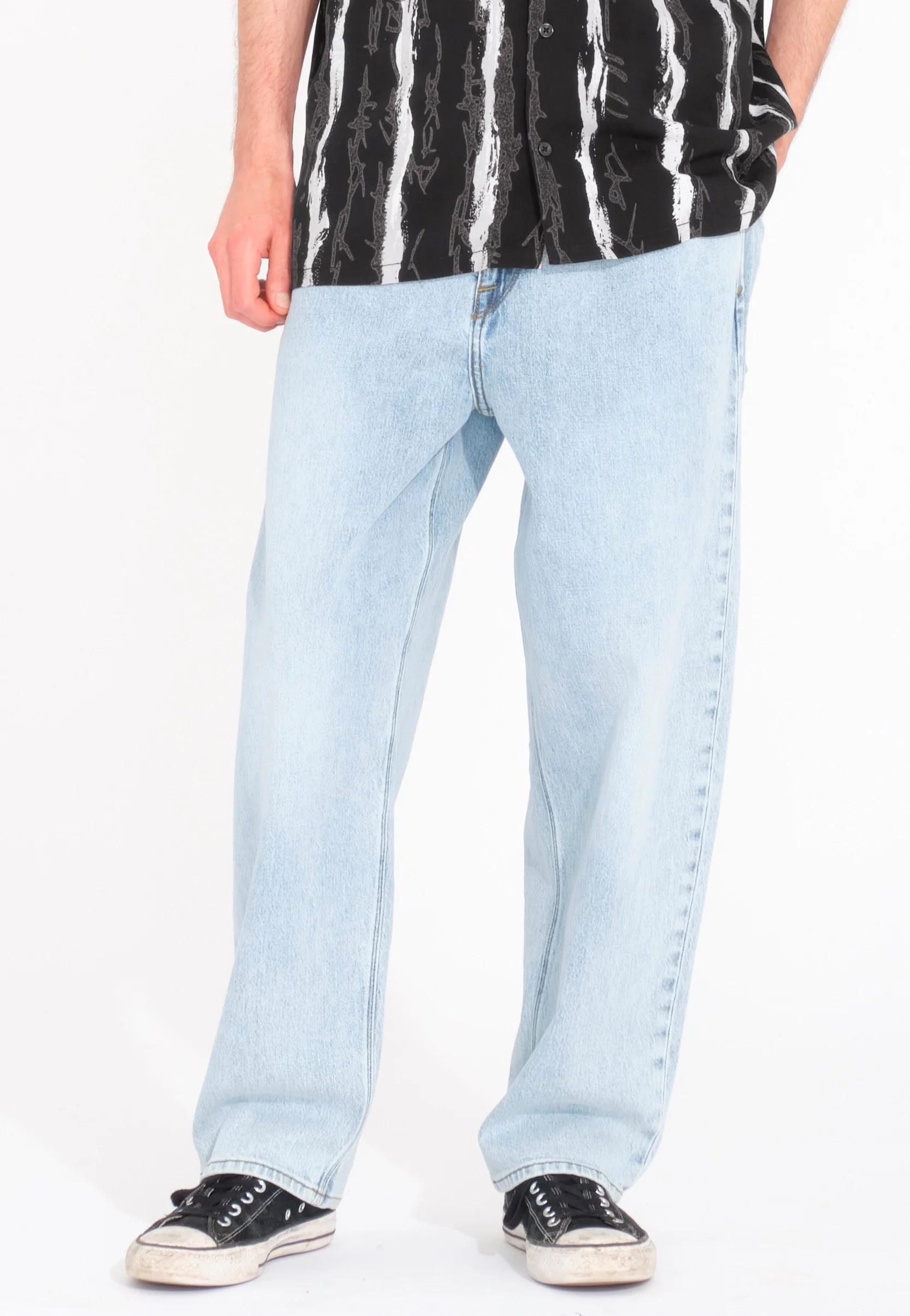 Volcom - V Ent Hockey Dad Denim Heavy Worn Faded - Jeans - Image 2
