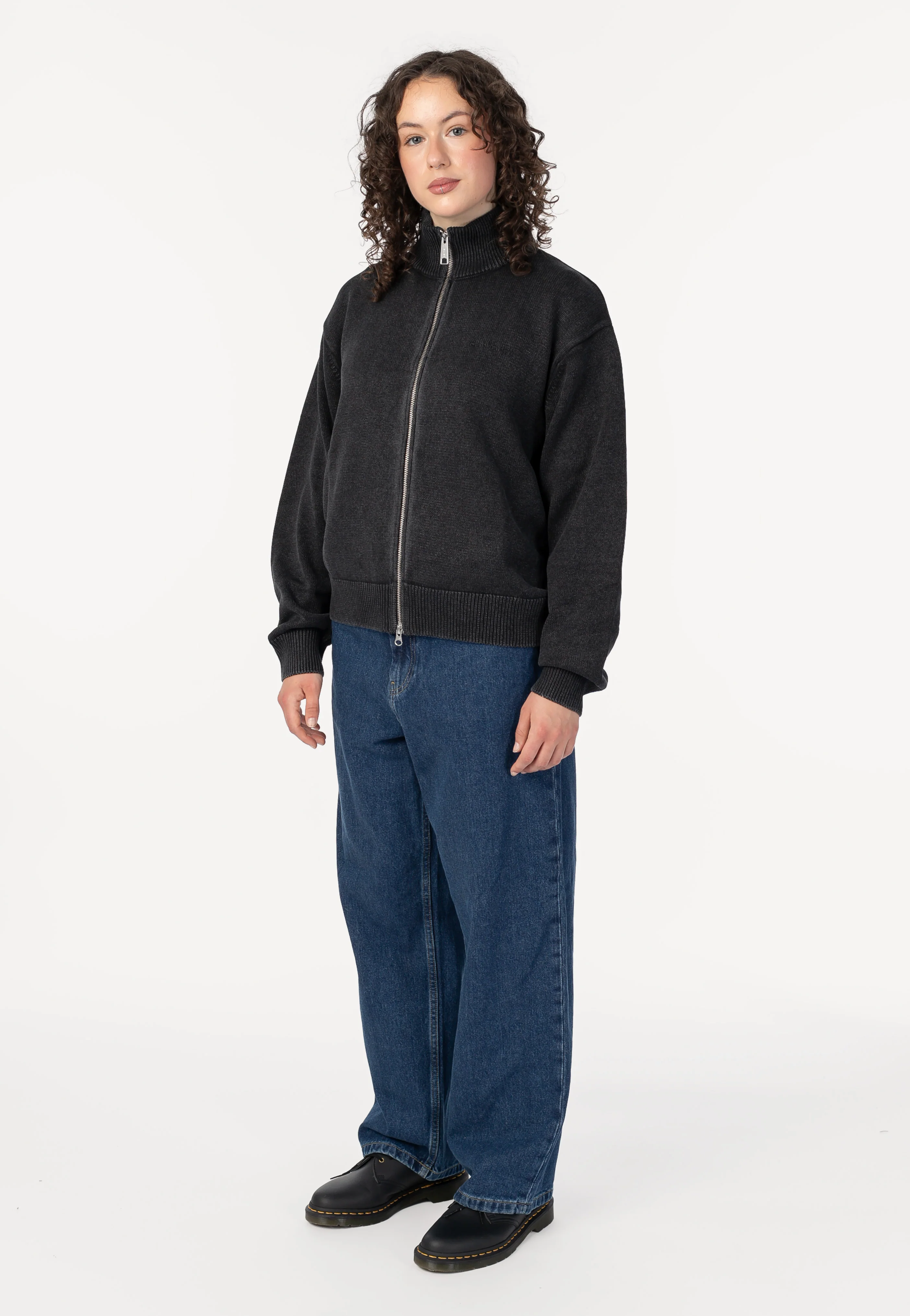 W' Kori Garment Dyed Black - Zipper - Image 12