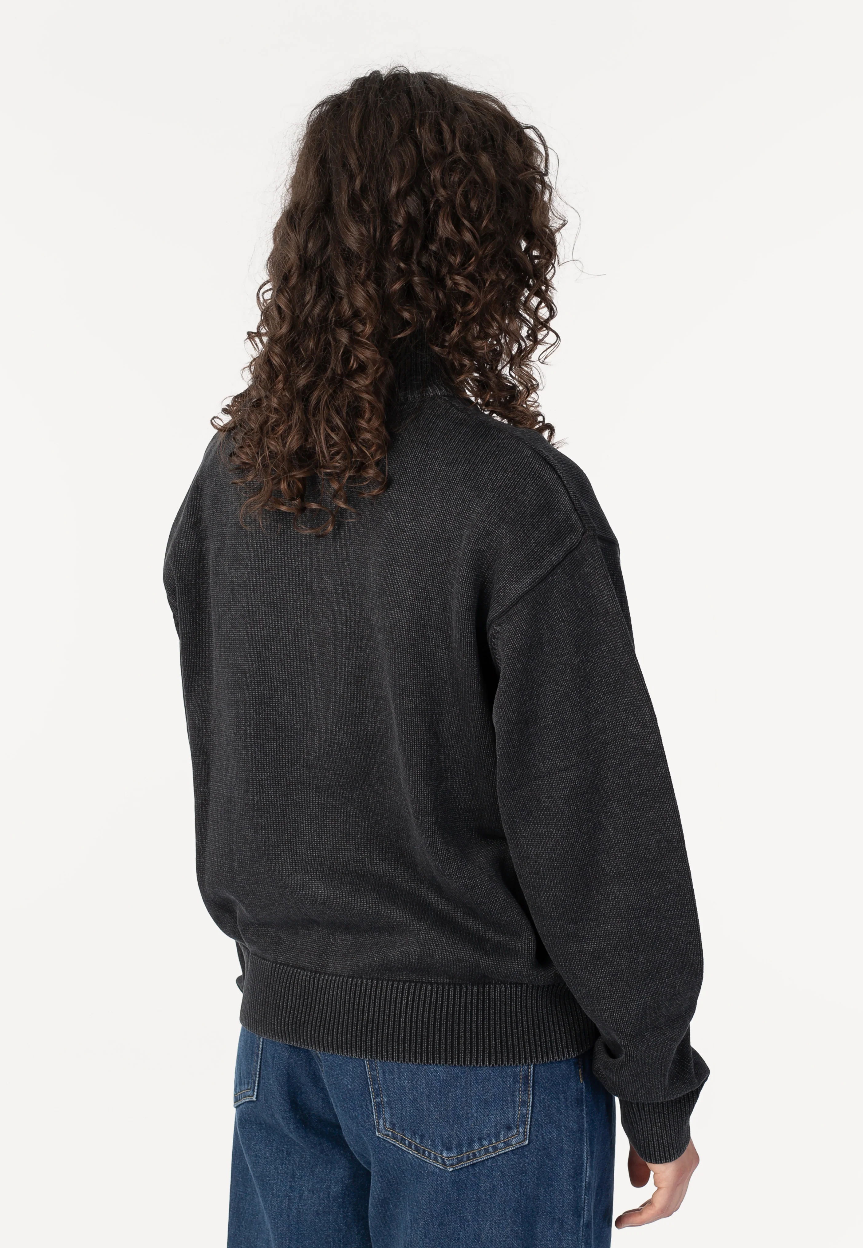 W' Kori Garment Dyed Black - Zipper - Image 6