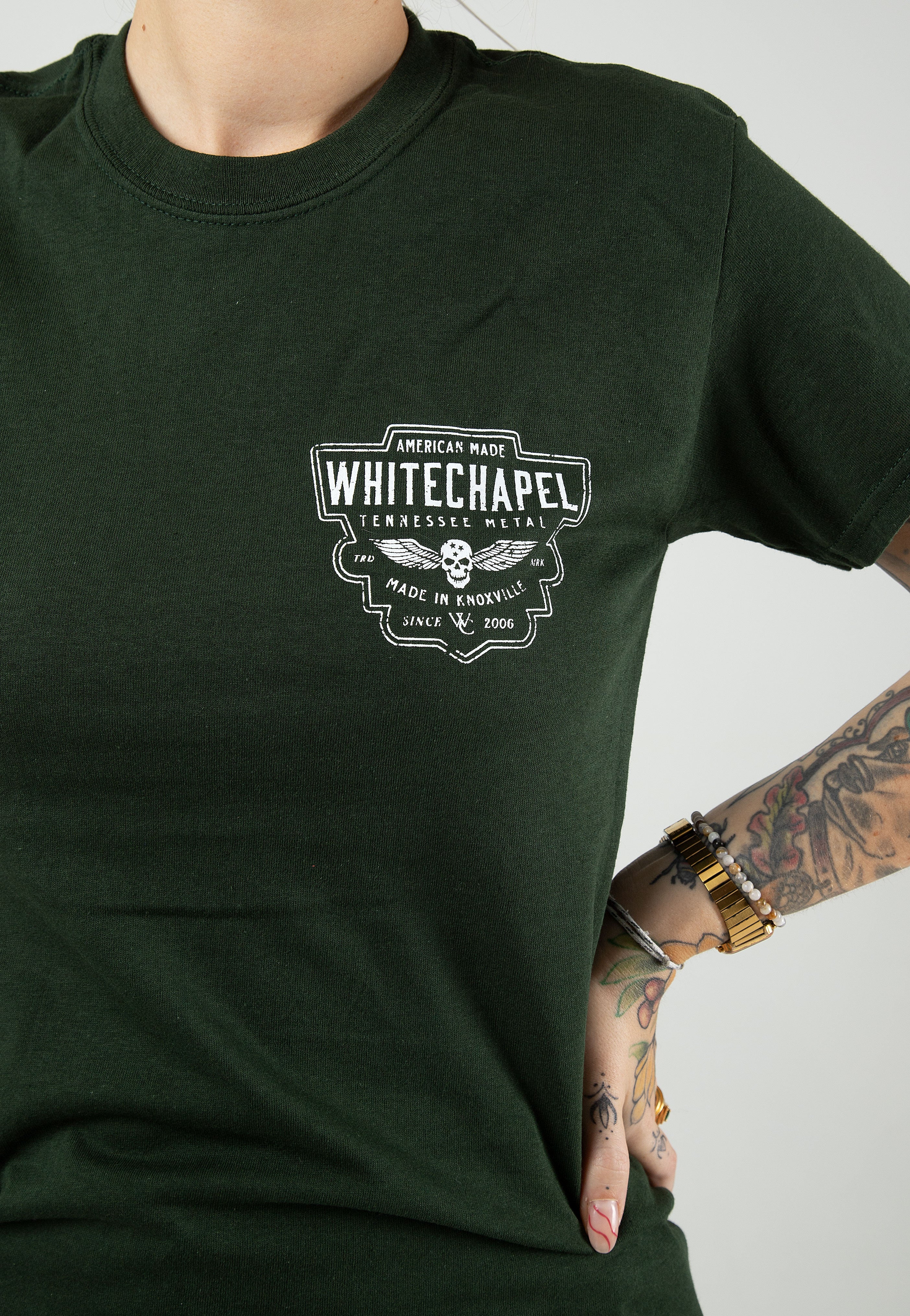 Whitechapel - Black Label Forest Green - T-Shirt - Image 7