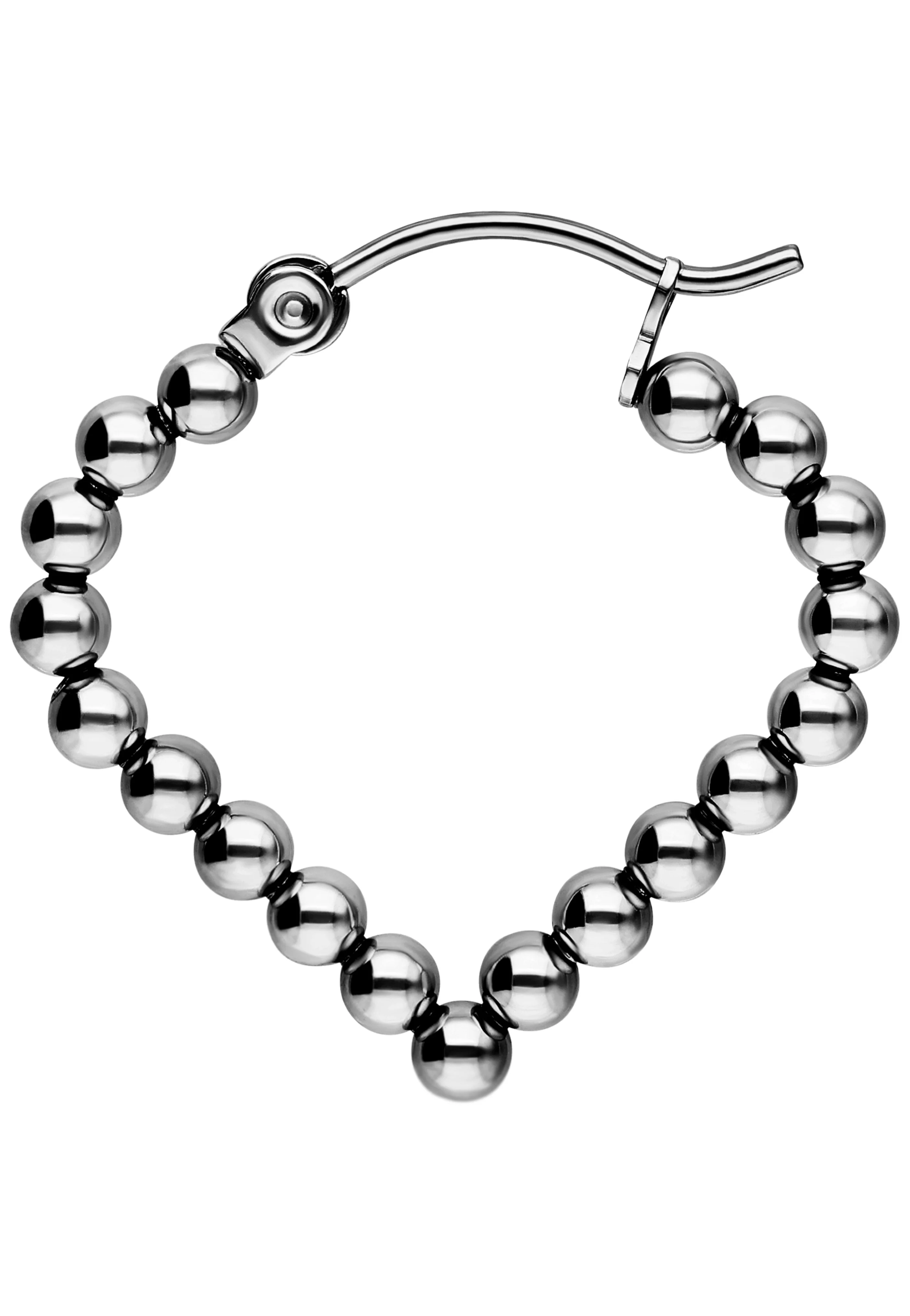 Wildcat - Bubble Polygon Hoops Silver - Earrings - Image 3