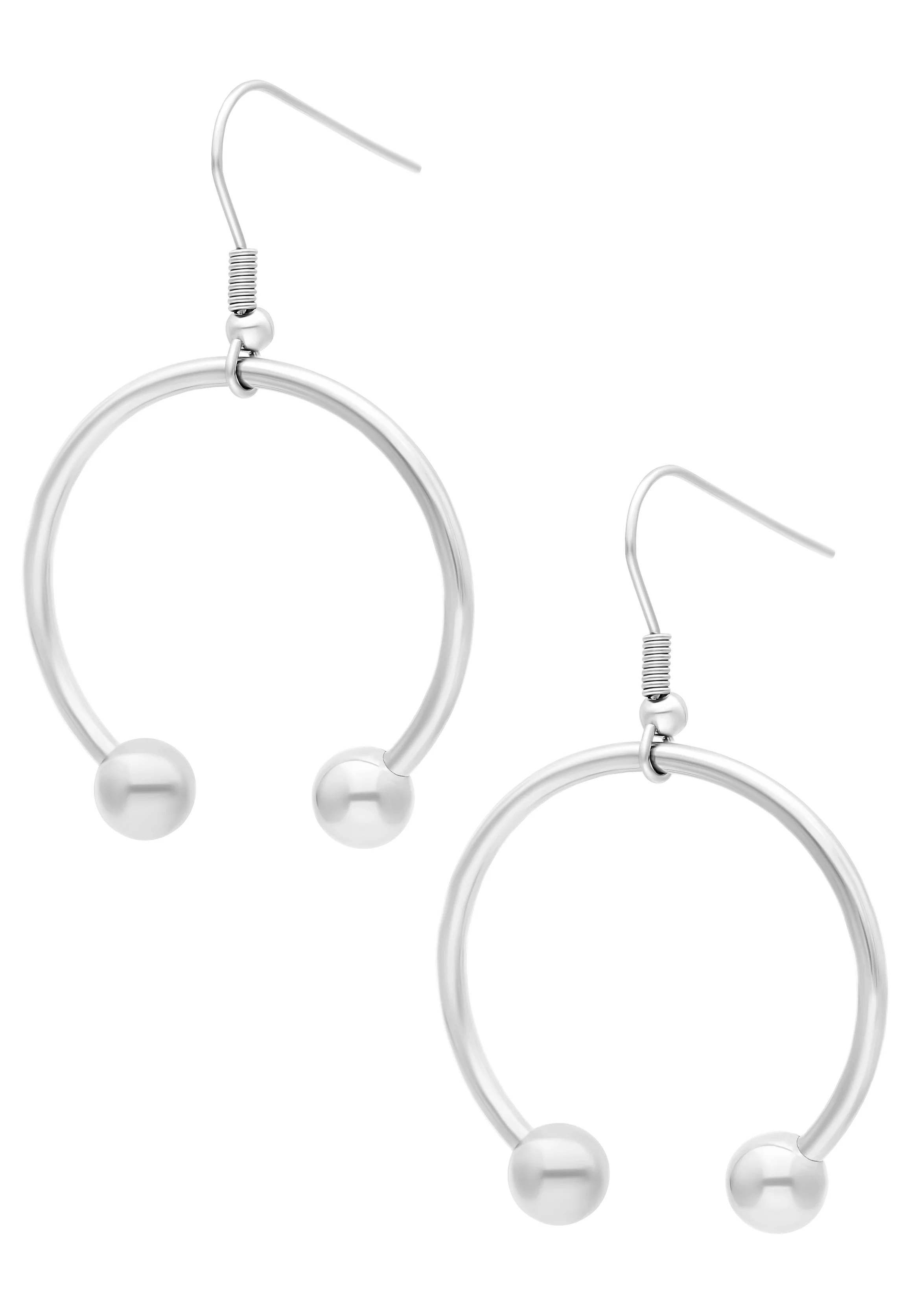 Wildcat - Circular Barbell Silver - Earrings - Image 4