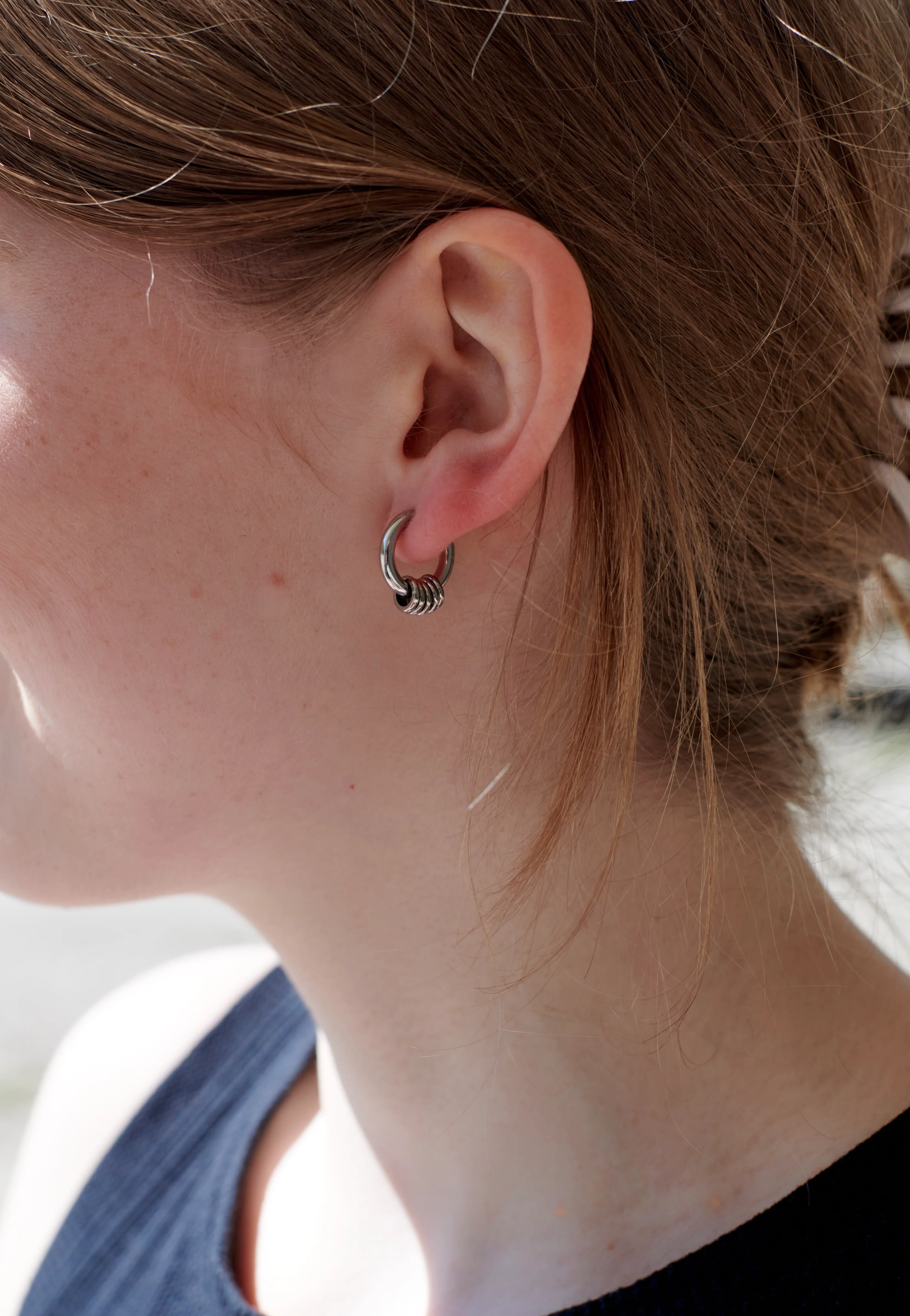 Little 5 Silver - Earrings - Image 3