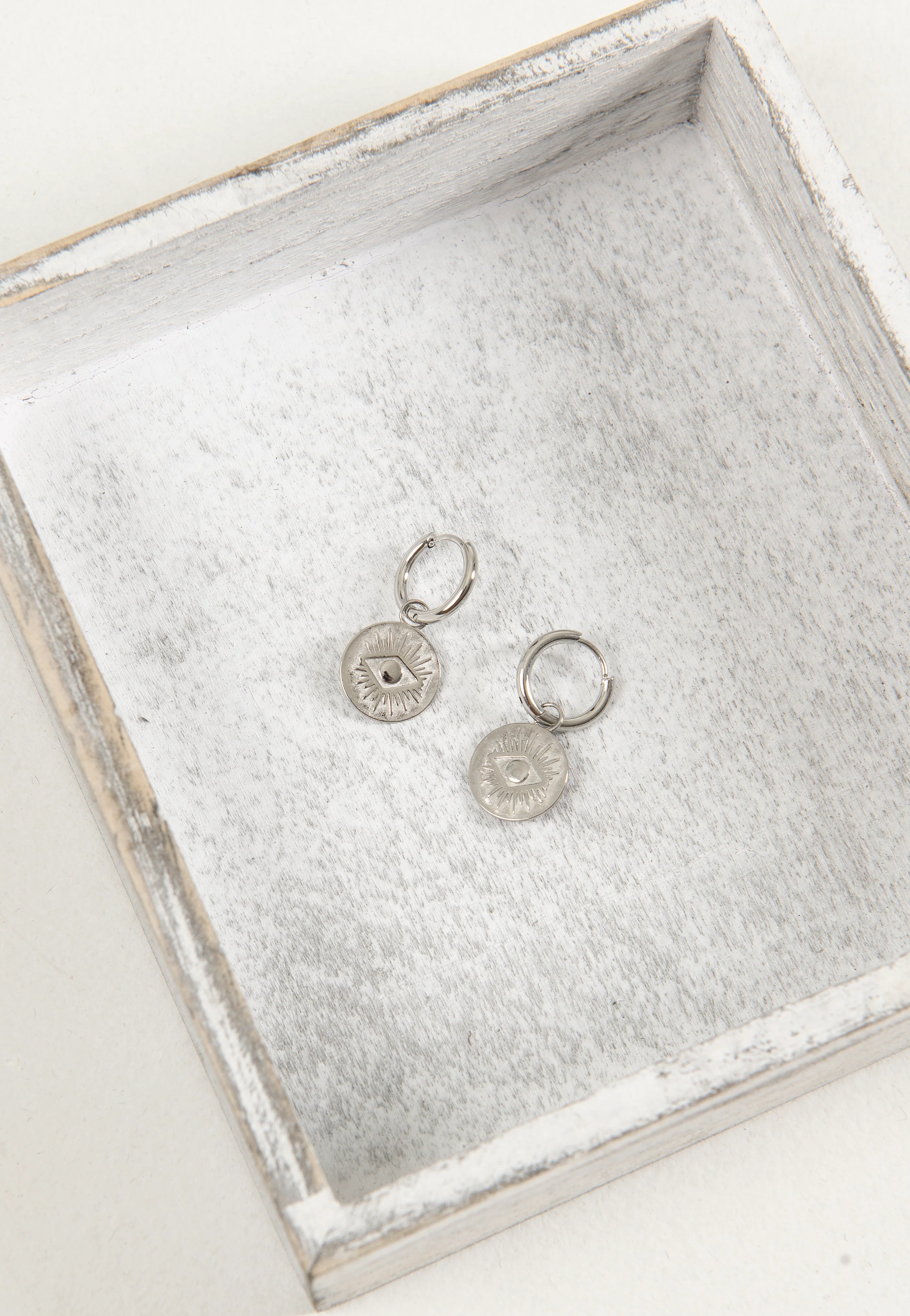 Little Luminous Eye Silver - Earrings - Image 4